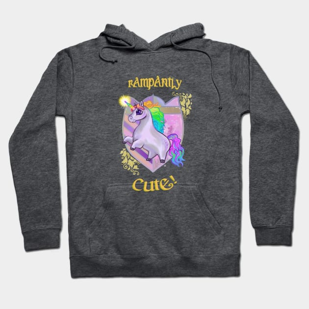 Rampantly Cute! Unicorn Hoodie by Shadowind